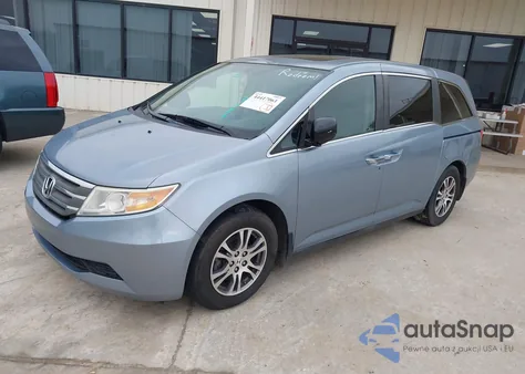 2011 Honda Odyssey Ex-L z USA, uszkodzony, nr VIN 5FNRL5H66BB051141